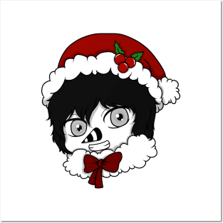 laughing jack christmas chibi Posters and Art